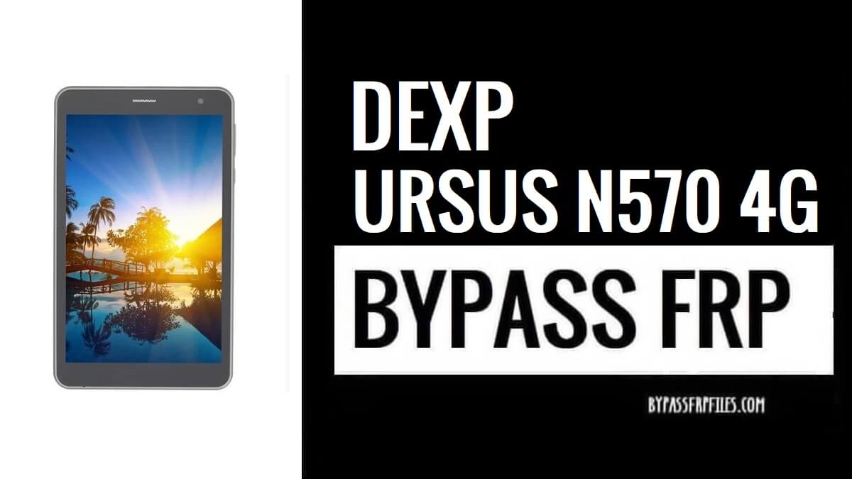 DEXP Ursus N570 4G Unlock FRP Account – Fix Android 8.1 YouTube Update