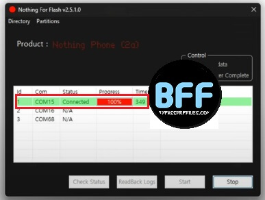 Hiçbir Şey Yapılmadan Yapılan Flaşlama Telefon Flaş Aracı