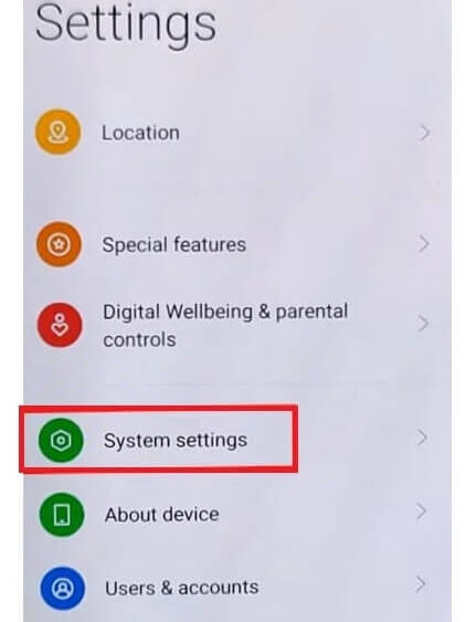 Open Device Settings Factory Reset Oppo F25 Pro 5G