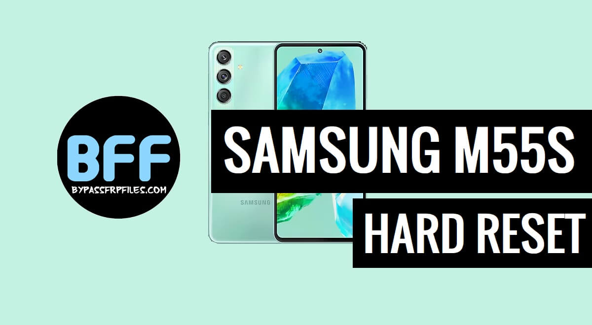 How to Hard Reset Samsung M55s – Erase Factory Data