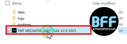 TMT MediaTek Universal V2.0 2025 Aracını Çalıştırın