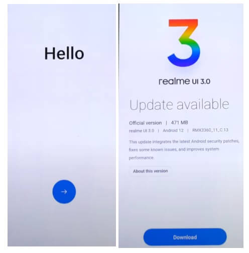 Realme GT NEO 3T Downgrade (Rollback File)