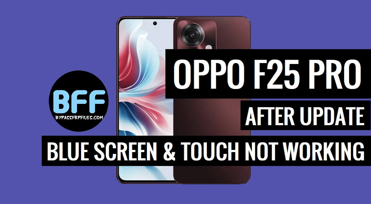 Download Oppo F25 Pro After Update Blue LCD & Touch Not Working Fix File