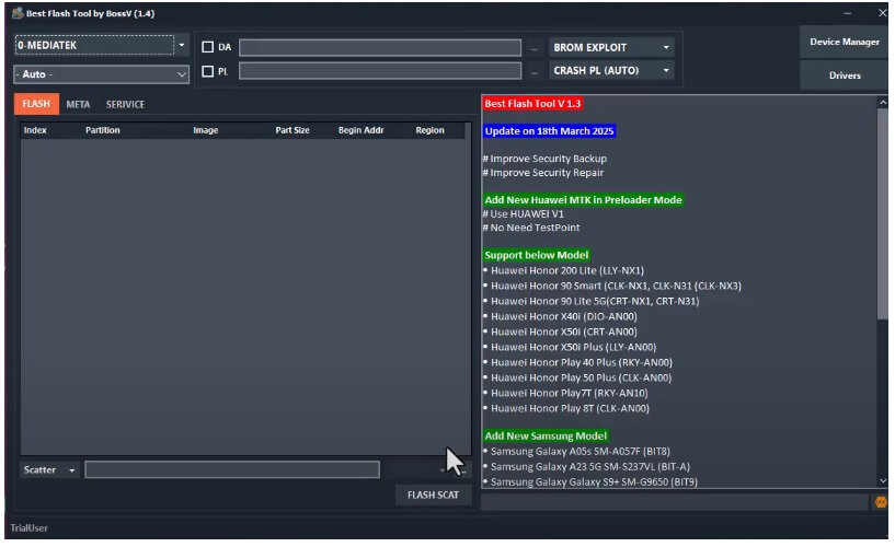 Best Flash Tool BFT by BossV (Miracle Team)