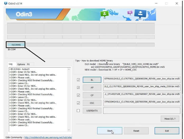 Samsung Odin Flash Tool to Remove Reactivation Lock on Samsung S5