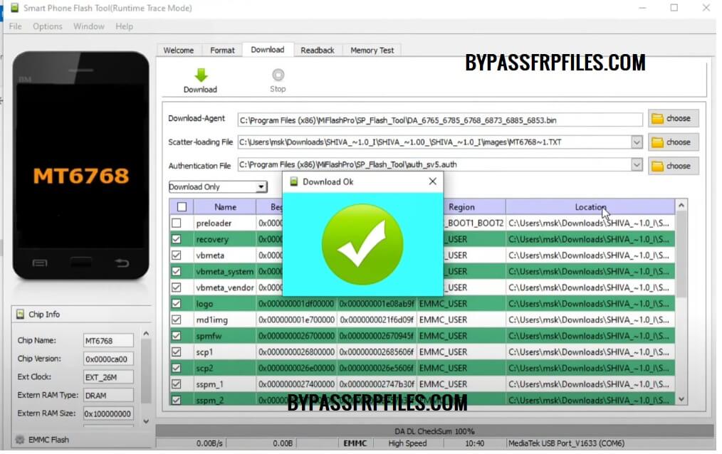 Oppo A79 MDM Remove File Flash Successfully