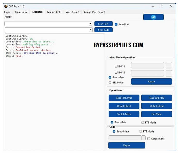 CPT Tool V1.1.8 Download Latest Version Setup (Qualcomm CPID)