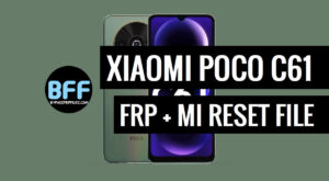 Xiaomi Poco C61 (Blue) Mi Account FRP File (Free Download)
