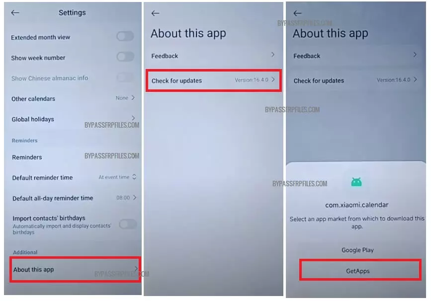 Sélectionnez Rechercher les mises à jour pour Xiaomi Poco/Redmi Contourner le verrouillage du compte FRP (Android 15) - Redmi K70 Extreme Edition