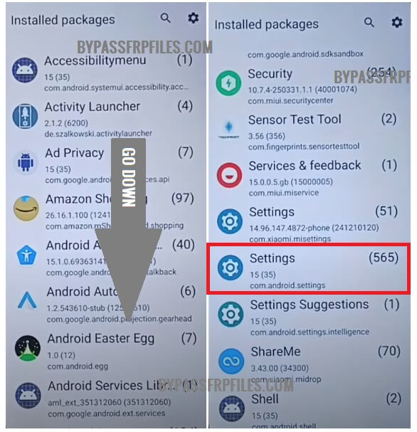 Open Settings > Running Services to Xiaomi Poco/Redmi Bypass FRP Account Lock (Android 15)