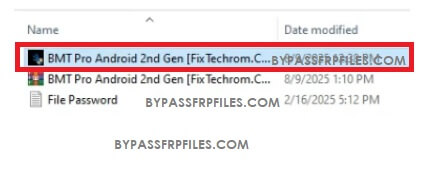Install BMT Pro Android Tool