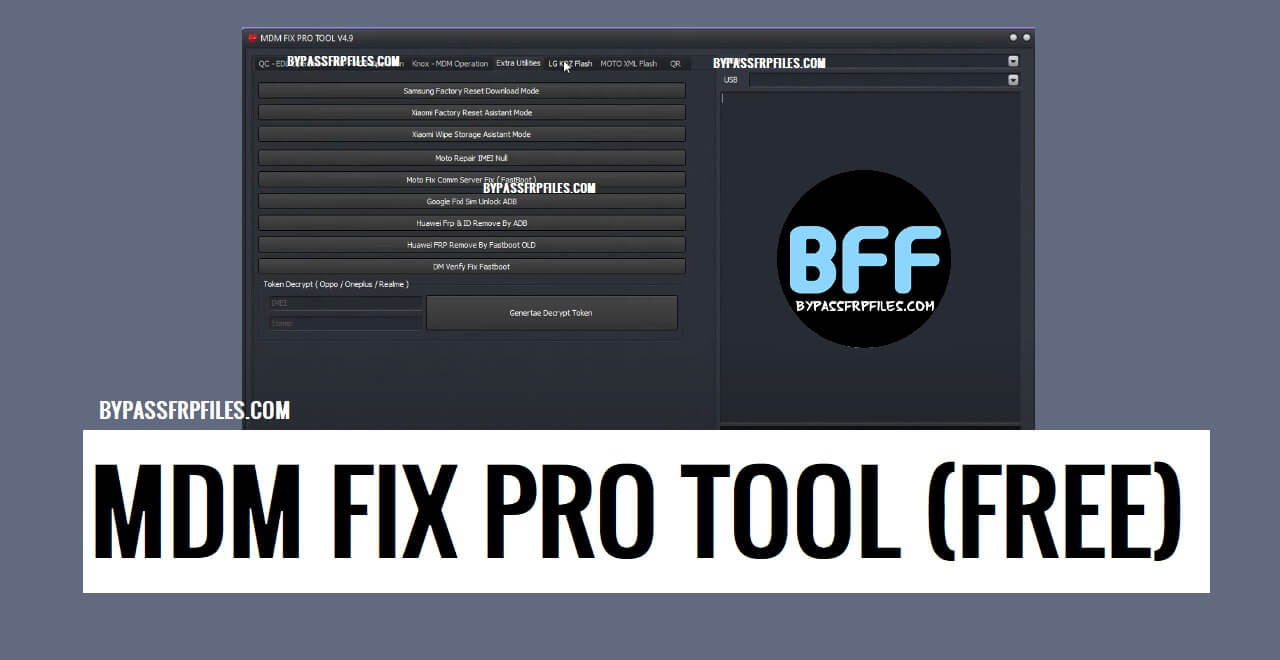 MDM Fix Pro Tool V4.9 Free Download (No Need Login)