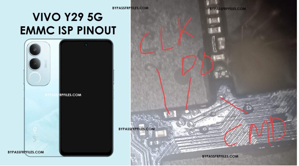 Vivo Y29 5G EMMC ISP PinOUT | Test Point