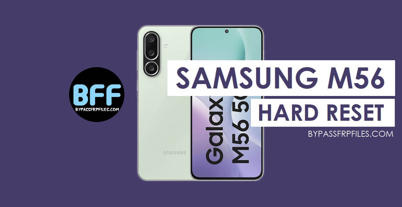 Restablecimiento completo del Samsung Galaxy M56: Borrar datos de fábrica