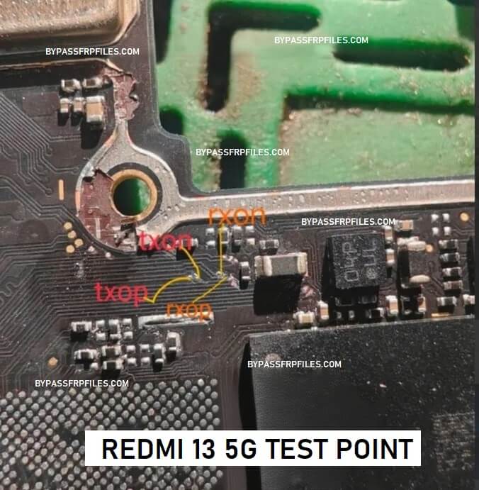 Xiaomi Redmi 13 5G UFS ISP PinOUT