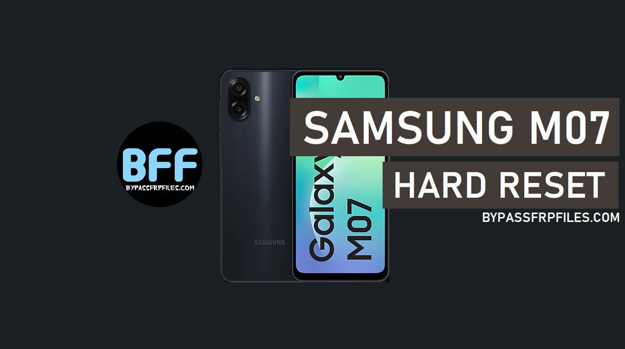 How To Hard Reset Samsung M07 Remove Screen Lock Pattern/Pin/Password | Galaxy M07 Factory Reset