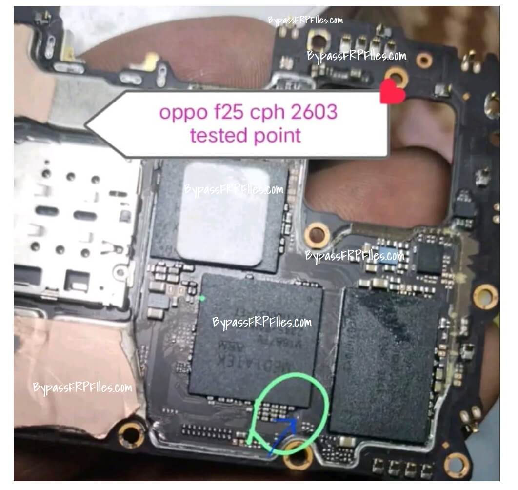 OPPO F25 Pro CPH2603 Test Point – Force to MTK BROM Mode