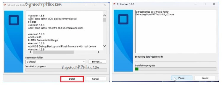 Install FRT (Flash Repair Tool)