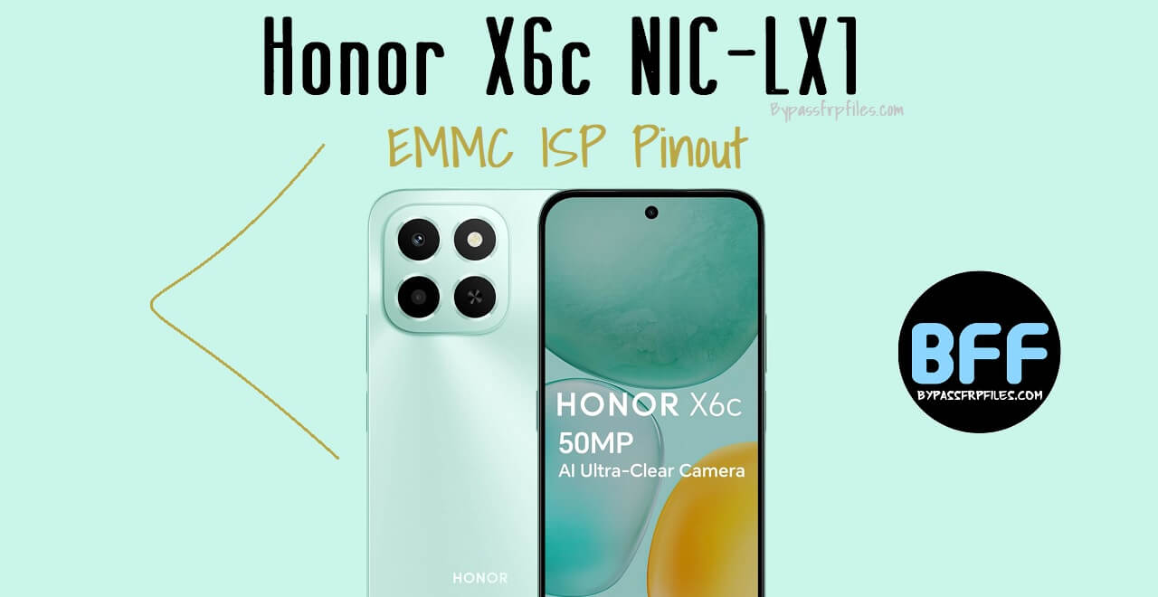 Honor X6c NIC-LX1 EMMC ISP PinOUT | Test Point