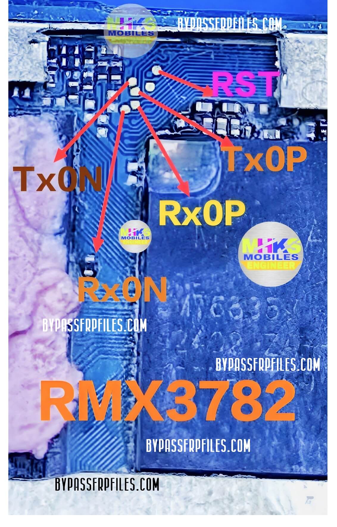 Realme Narzo 60x (RMX3782) UFS ISP PinOUT | Test Point