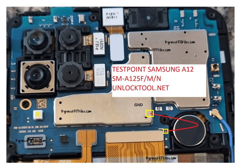 Samsung A12 (SM-A125F/M/N) Test Point – Force to BROM Mode
