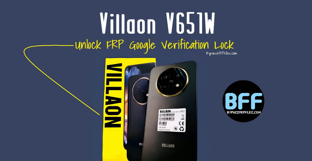 How to Unlock FRP Google Lock on Villaon V651W