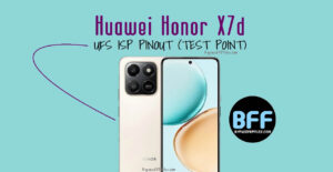 Схема контактов и контрольная точка UFS (UFS) на Honor X7d