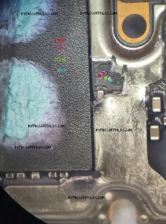 Honor X7d UFS ISP Pinout & Test Point (UFS)