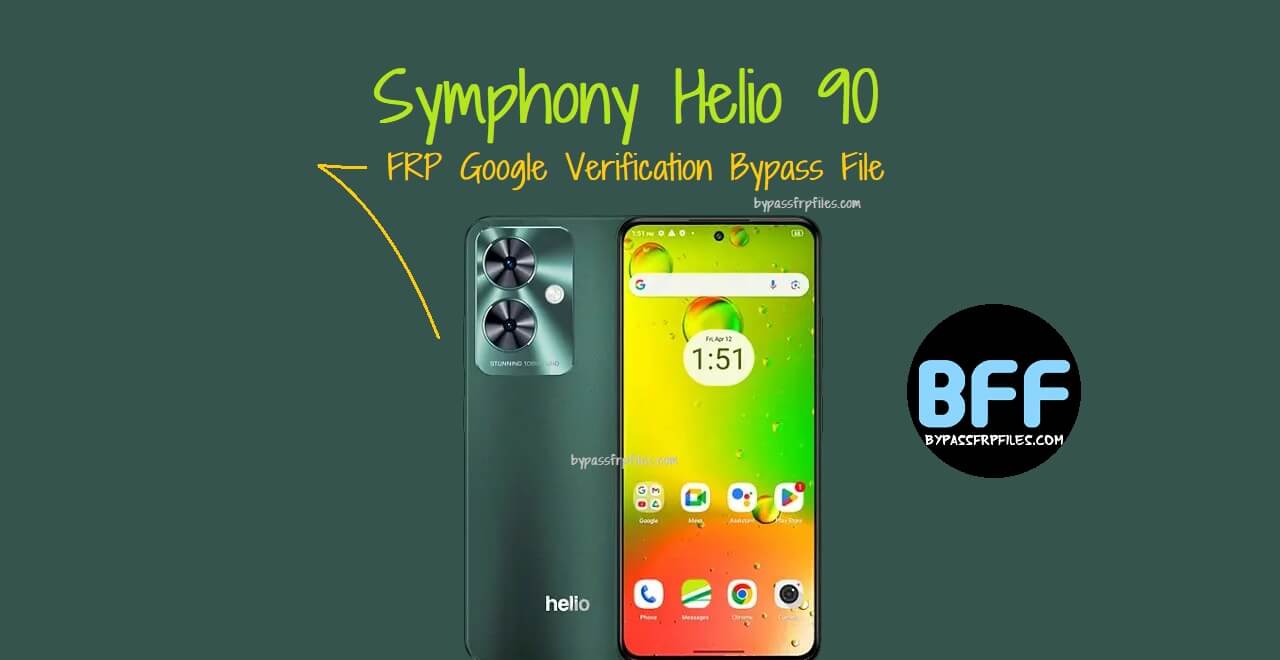 Symphony Helio 90 FRP Google-Verifizierung Umgehungsdatei