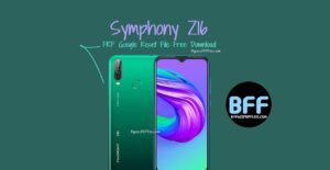 Symphony Z16 FRP Google Reset File Free Download