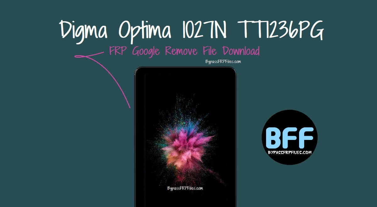 Digma Optima 1027N TT1236PG FRP Google Kaldırma Dosyası İndir