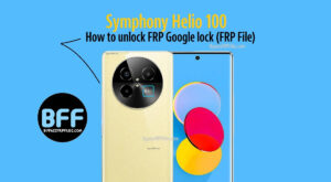 Cara membuka kunci FRP Google pada Symphony Helio 100 (File FRP)