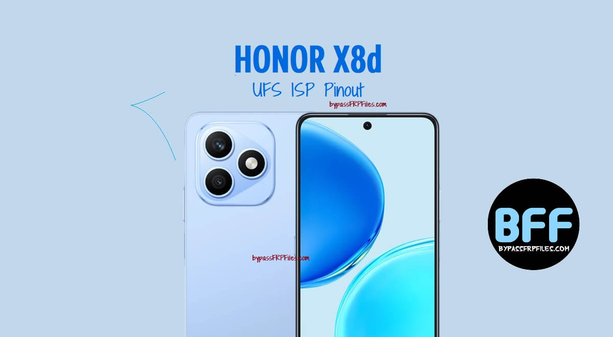 Huawei Honor X8d UFS ISP Pinbelegung