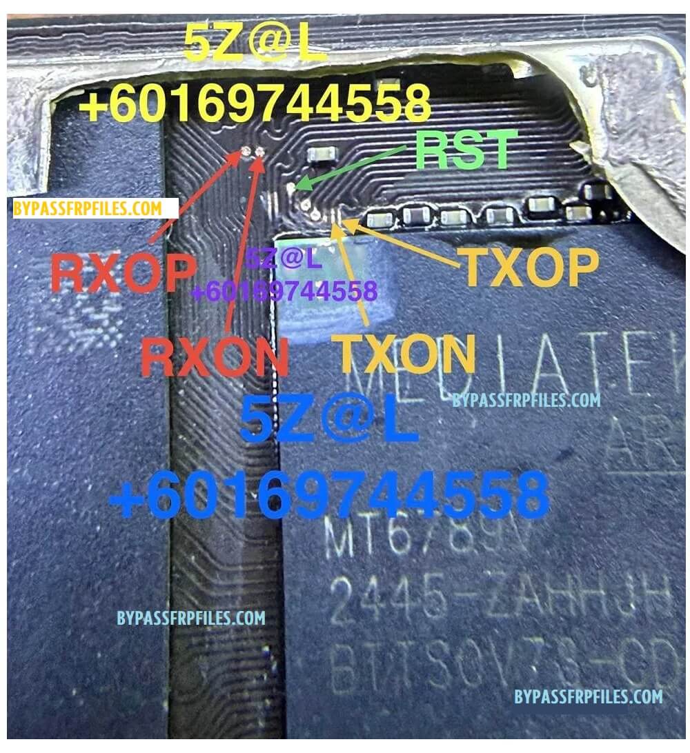 Oppo Reno 13F CPH2701 ISP Pinout (UFS)