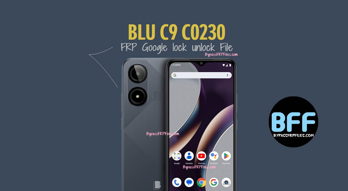 File di sblocco del blocco Google FRP BLU C9 C0230