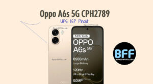 แผนผังขาพิน ISP UFS ของ Oppo A6s 5G CPH2789