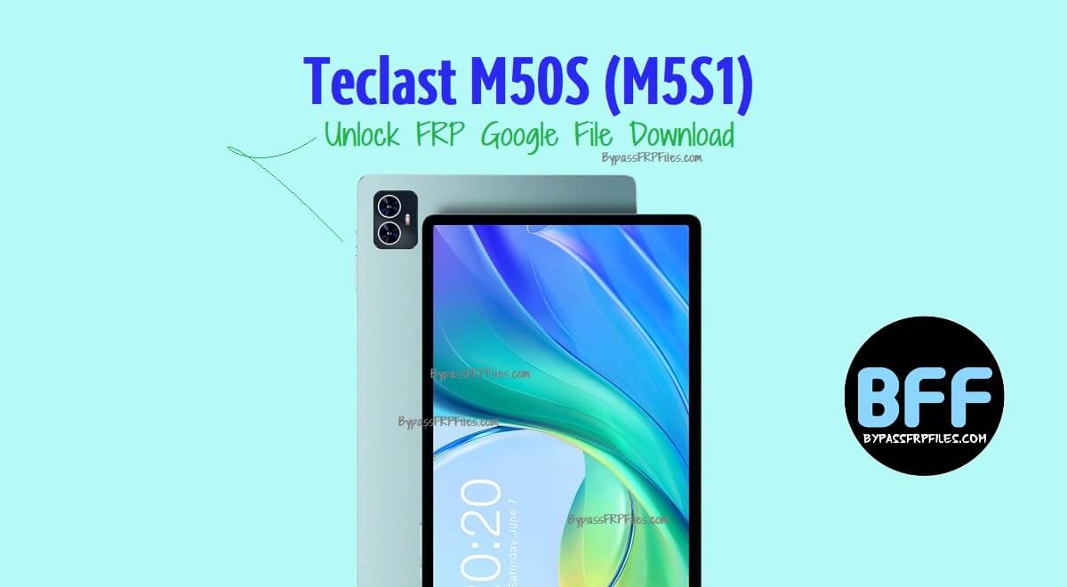 Розблокування FRP для Teclast M50S (M5S1) Завантаження файлу Google
